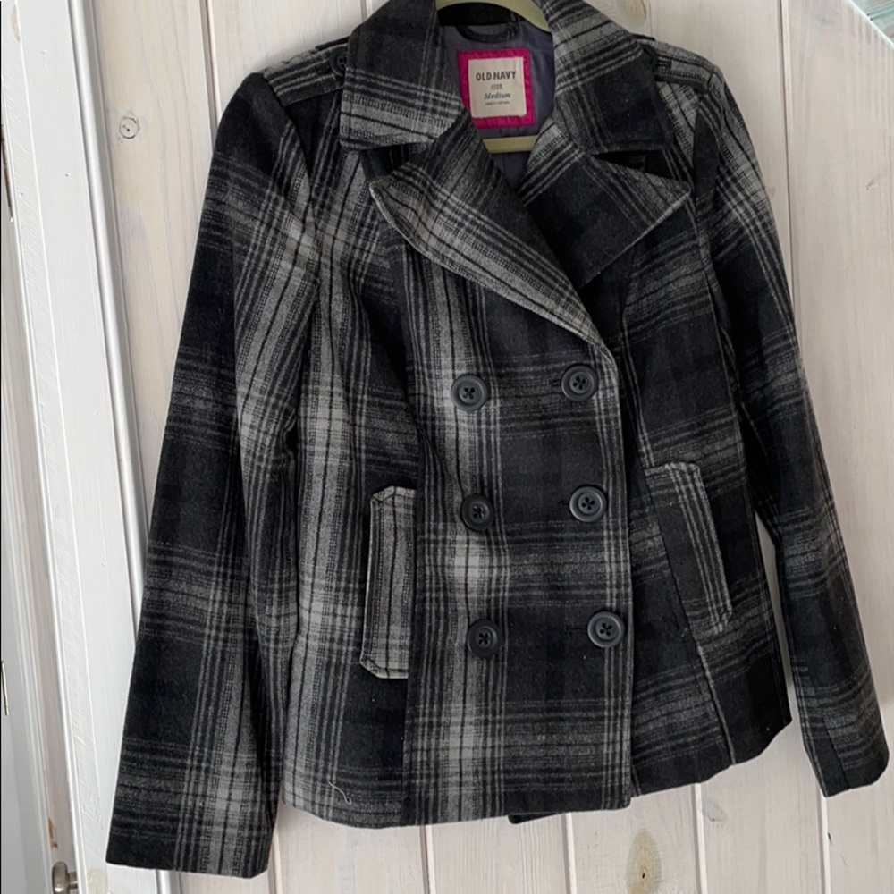 Plaid Wool Jacket